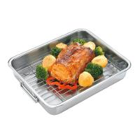 Assadeira Tramontina Service Em Aço Inox Com Grelha 34 X 28 Cm 4,6 L