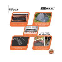 Barraca De Camping Cherokee 2/3 Ntk Com 2500mm De Coluna D água - 5
