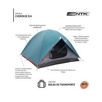 Barraca De Camping Cherokee 2/3 Ntk Com 2500mm De Coluna D água - 7
