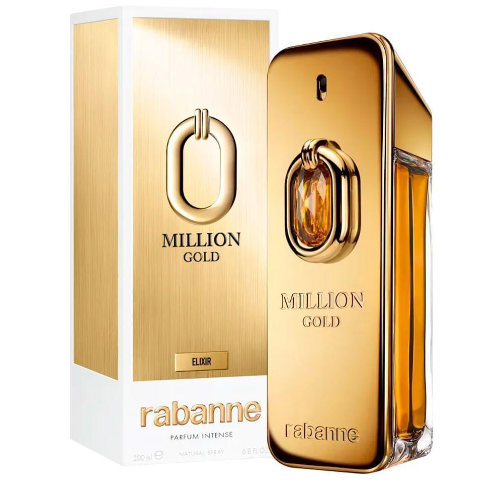 Rabanne Million Gold Elixir Parfum Intense - Perfume Masculino 200ml - 3