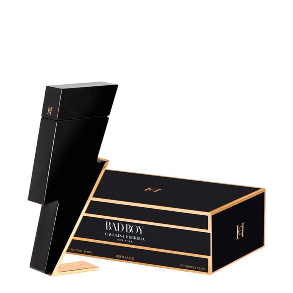 Carolina Herrera Bad Boy Eau De Toilette - Perfume Masculino Refillable 150ml - 2