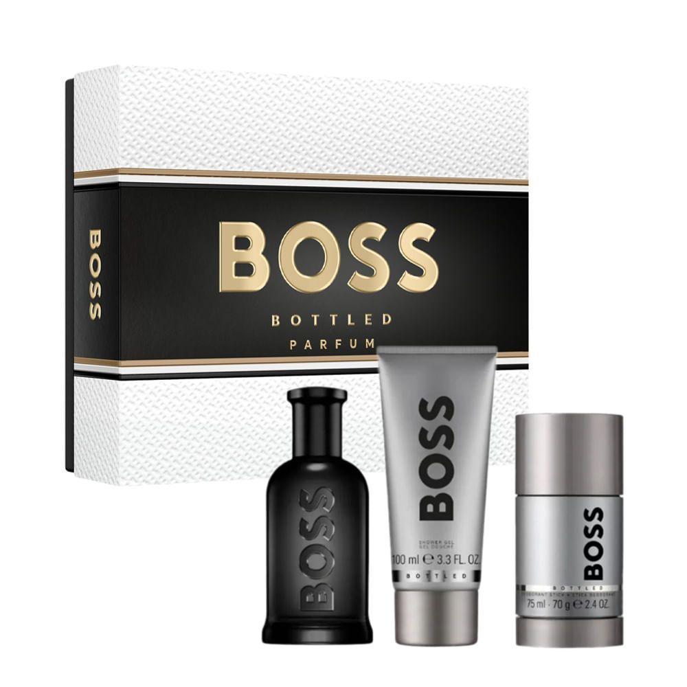 Kit Hugo Boss Bottled Parfum Masculino Edp 100 Ml - Gb 100 Ml + Deso 75ml - 1