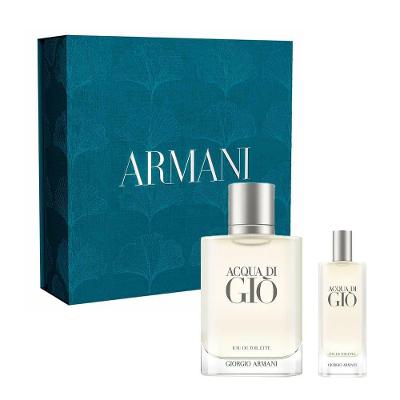 Kit Giorgio Armani Acqua Di Gio Masculino Edt 100ml + Ts 15ml