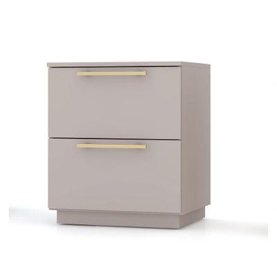 Mesa De Cabeceira Com Gavetas Dubai - Vila Rica Fendi