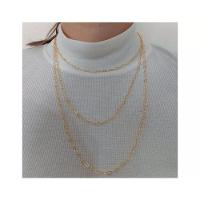 Colar Triplo De Coraçao Folheado Em Ouro 18k - 3