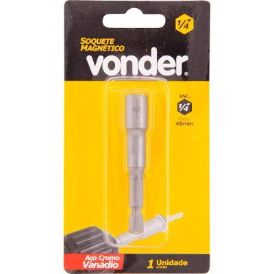 Adaptador Soquete Magnético 3/8X65Mmenc 1/4" Sext Vonder