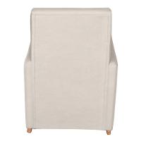 Poltrona De Amamentação Ana Com Balanço Pés Canoa E Puff Bouclê Off White - Fratello - 6