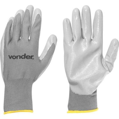 Luva Poliester/Latéx Nitrílico Tamanho 10 Ca35454 - Vonder
