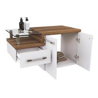 Conjunto Balcão C-cuba Q39 E Espelheira Legno 830 Branco Chess C-carvalho Dark Branco Chess C-nogal