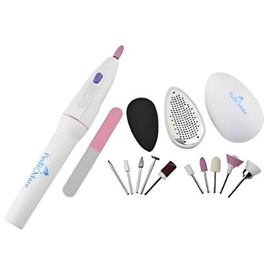 Kit Para Pedicure Manicure Removedor De Calos Polidor De Unhas Lixador Esfoliador E Rachaduras