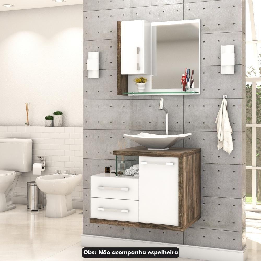 Conjunto Balcão C-cuba L38 Legno 650 Branco Chess C-carvalho Branco Chess C-carvalho Dark - 2