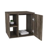 Conjunto Balcão C-cuba R30 E Espelheira Soft 500 Carvalho C-preto ônix Carvalho Dark - 3