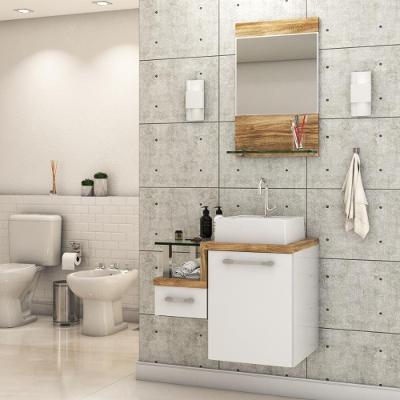 Conjunto Balcão C-cuba Q32 E Espelheira Legno 631 Branco Chess C-branco Chess Branco Chess C-carvalho