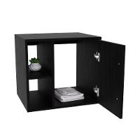 Conjunto Balcão C-cuba R30 E Espelheira Soft 500 Branco Chess C-snow Preto ônix - 3