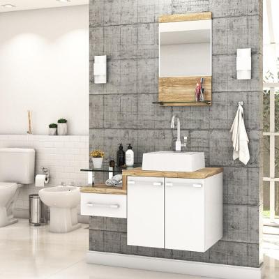 Conjunto Balcão C-cuba Q32 E Espelheira Legno 831 Branco Chess C-branco Chess Branco Chess C-carvalho