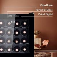 Adega Climatizada 16 Garrafas Eletrônica Painel Touch Porta Full Glass Eae16 Bivolt Eos B169161 - 2