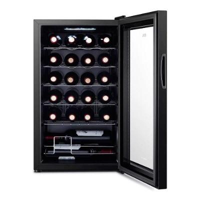 Adega 24 Garrafas Climatizada Painel Touch Eac24g 127v Com Abridor Elétrico Preto - Eos 127v