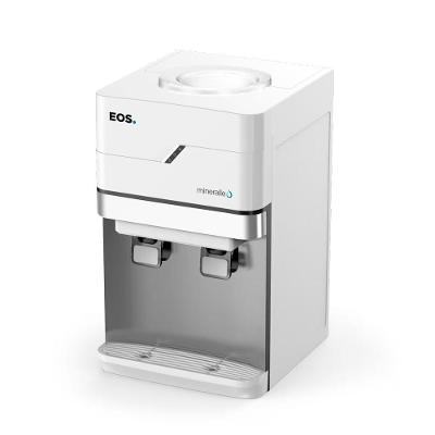 Bebedouro de Mesa EOS EBC01B Compressor Água Natural e Gelada para Galão 10L e 20L Branco 110V