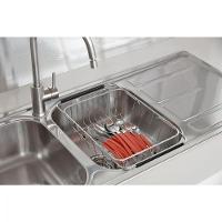 Cesto Aramado Retangular Tramontina Inox para Cubas e Pias