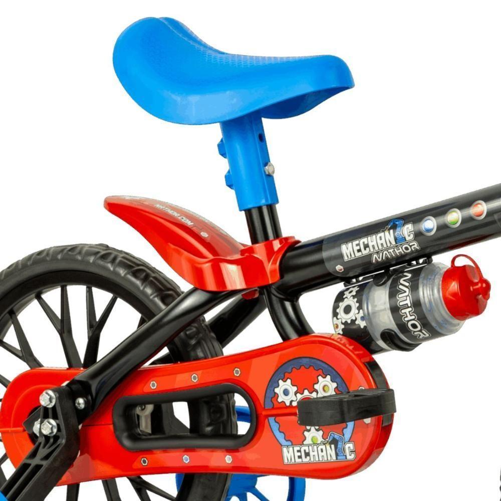 Bicicleta Infantil Criança Aro 12 Mechanic Nathor - 4
