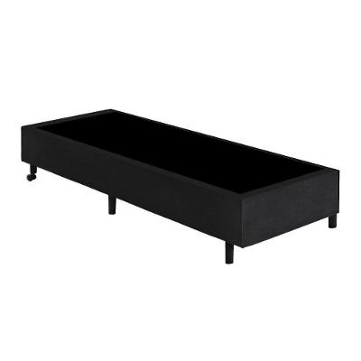 Base Para Cama Box Suede Liso 88x188cm Gazin Preto