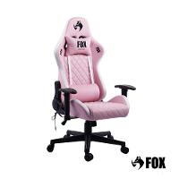 Cadeira Gamer Fox Racer Rgb Com Iluminação Led Rosa Ut-c1583l - 2