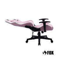 Cadeira Gamer Fox Racer Rgb Com Iluminação Led Rosa Ut-c1583l