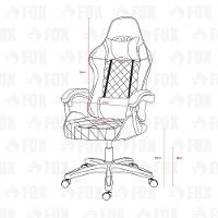 Cadeira Gamer Fox Racer Vulpes Preta WZ-318 - 6