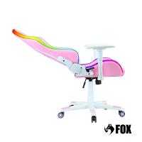 Cadeira Gamer Fox Racer Rgb Com Iluminação Led Rosa Ut-c1583l - 2