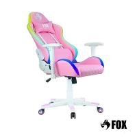 Cadeira Gamer Fox Racer Rgb Com Iluminação Led Rosa Ut-c1583l - 3