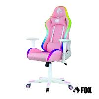 Cadeira Gamer Fox Racer Rgb Com Iluminação Led Rosa Ut-c1583l - 5