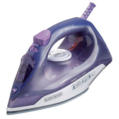 Ferro a Vapor B&D FX2550 1200W Base Ceramic Gliss Lilas e Branco 220V