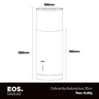 Coifa E Depurador De Ar Redonda 35cm ø Inox Para Ilhas Eco40ir 220v - Eos B170859 220v - 2