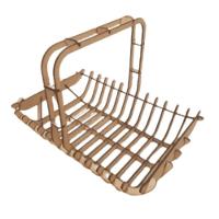 Cesta De Fruta Com Alça Corte à Laser Em Mdf - 1