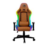 Cadeira Gamer Fox Racer Rgb Com Iluminação Led Marrom Ut-c1583l - 1