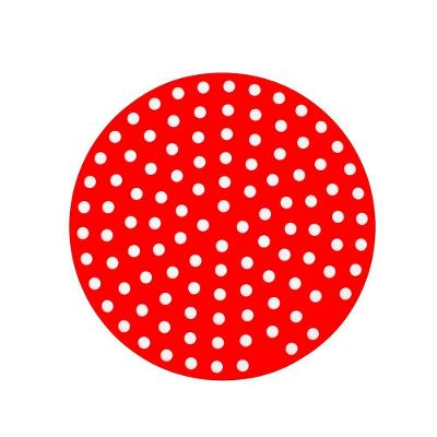 Forma Para Airfryer De Silicone Tapete Reutilizavel Antiaderente Cor:vermelho
