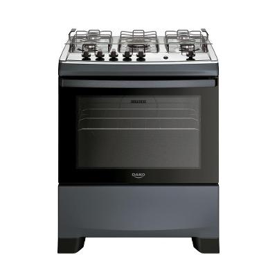 Fogão Dako 5 Bocas Mesa Inox Tripla Chama Supreme Titanium Bivolt