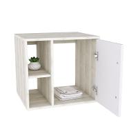 Conjunto Balcão C-cuba L38 E Espelheira Soft 500 Snow Snow C-branco Chess - 3