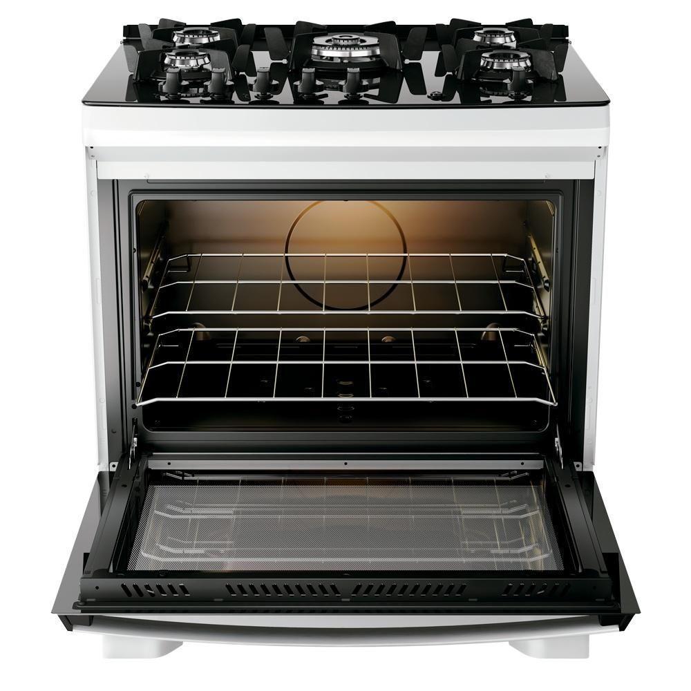 Fogão Dako 5 Bocas Mesa De Vidro Tripla Chama Supreme Glass Branco Bivolt - 6