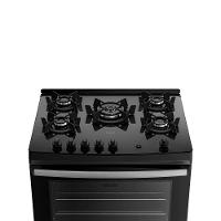 Fogão Dako 5 Bocas Com Mesa De Vidro Tripla Chama Supreme Glass Preto Bivolt - 3