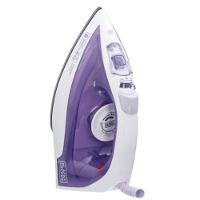 Ferro De Passar A Vapor Black + Decker FX1050 Branco Com Roxo 110V - 1