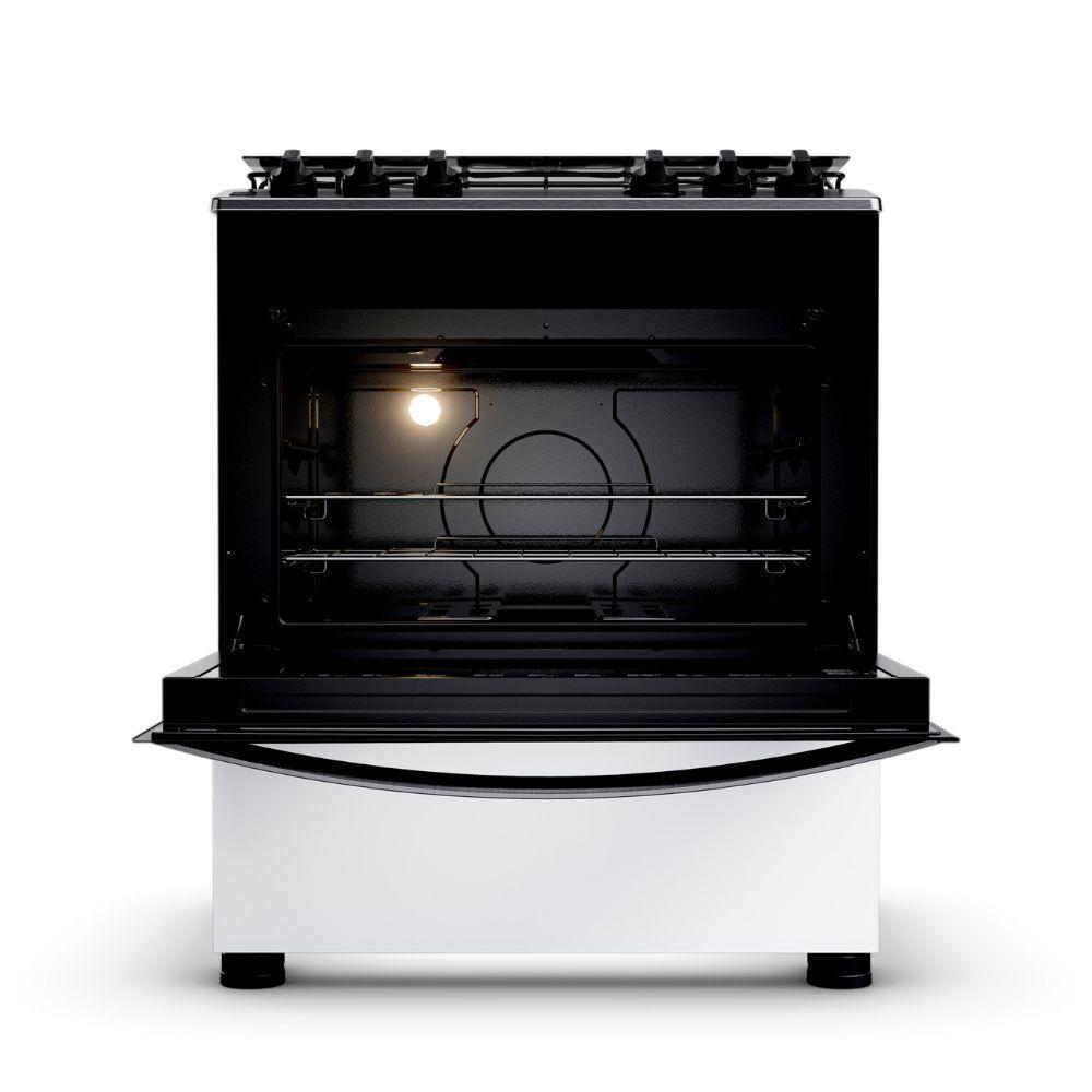 Fogão Brastemp 5 Bocas Mesa Inox BFS5NDB Branco Bivolt - 4