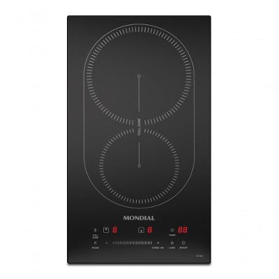 Cooktop de Indução Mondial CTI-02 2 Bocas Vidro Temperado Preto 220V