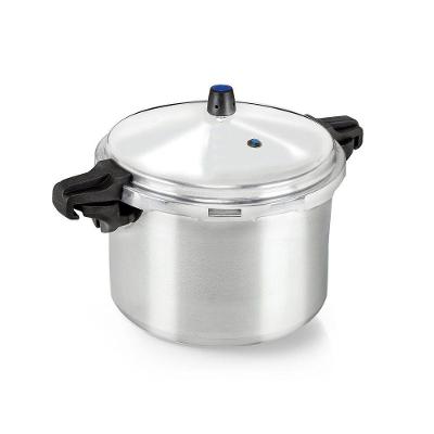 Panela De Pressão Profissional 30 Cm 15 L Em Alumínio Polido Nigro