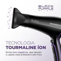 Secador De Cabelos Mondial Black Purple Scn-01 Preto 220 V - 6