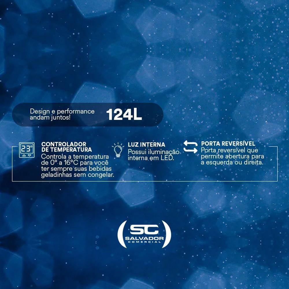 Refrigerador Expositor Vertical 124l Eco Gelo Branco Eev120b 220v - Eos 220v - 2