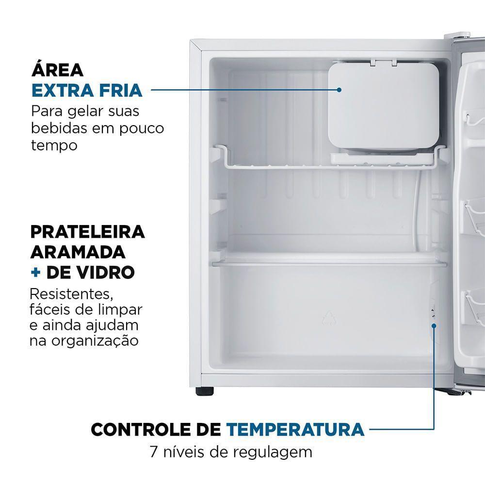 Frigobar Mondial 73L Porta Reversível Branco FGB-01-W80 110V - 2