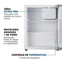 Frigobar Mondial 73L Porta Reversível Branco FGB-01-W80 110V - 2