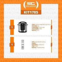 Panela De Pressão Elétrica Digital Epp60di 220v Eos Com Moedor Sal E Pimenta Duplo Tramontina 220v