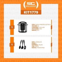 Panela De Pressão Multiuso Elétrica Digital Epp60di 220v Eos Com Utensílios Tramontina 220v - 6